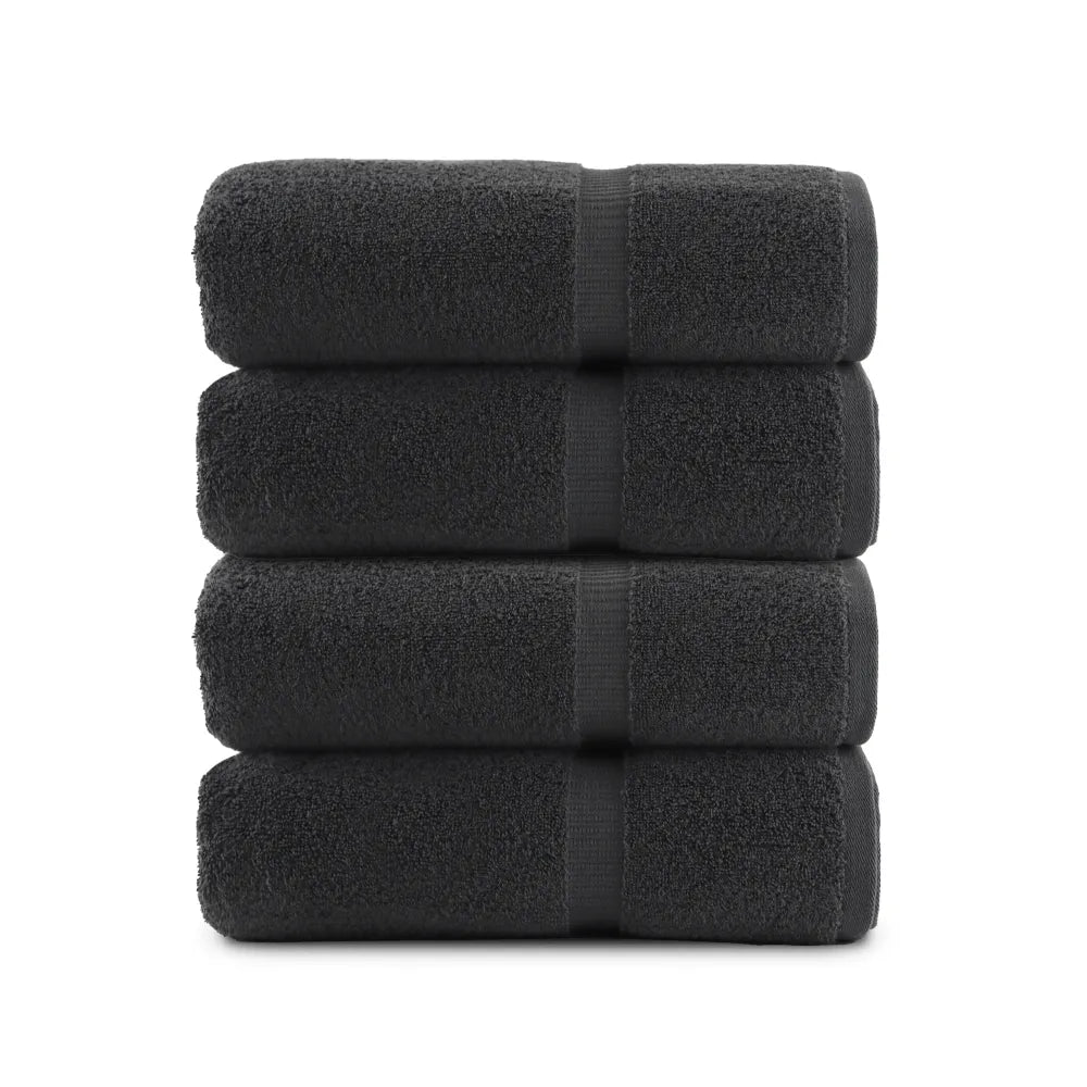 Belem 04 Pcs TerryBath Towel | Cotton Castlerock Grey | 600 GSM