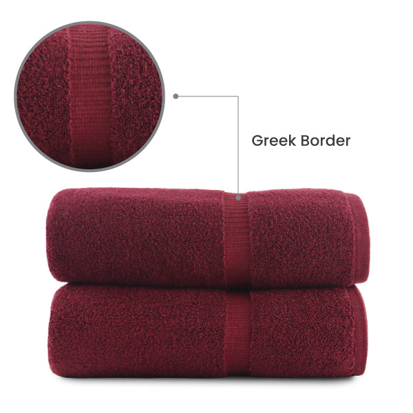 Cherry red 2024 bath towels