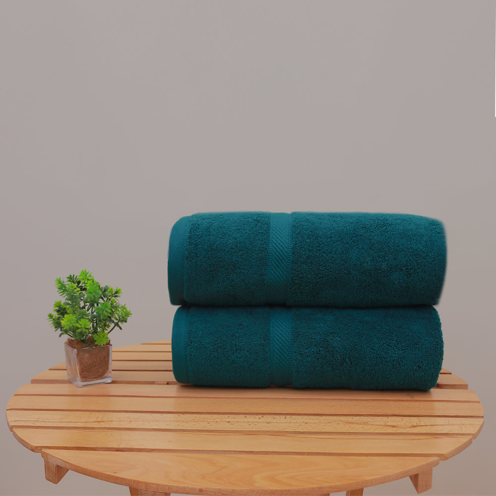 Belem 4 Pcs Terry Towels Set | Petrol