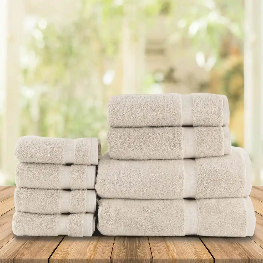 Belem Towel Set of 8 Beige